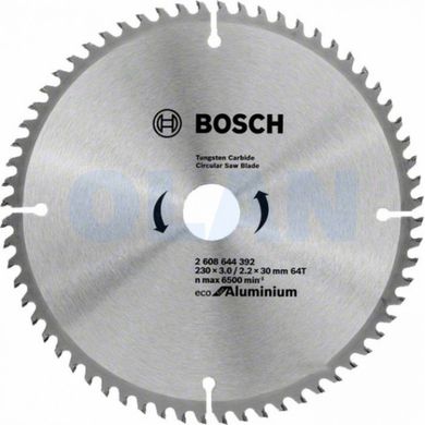 Диск пильний Bosch 230х30 64Z ALU-Multi 2608644392