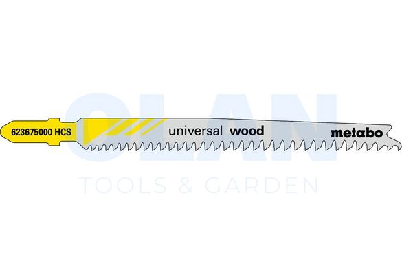 5 пилкових полотен для лобзиків «universal wood», 91 мм/progr.