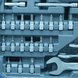 Набір інструментів професійний 1/4" та 1/2" 82 од. Haisser BLACK 70253 - 6
