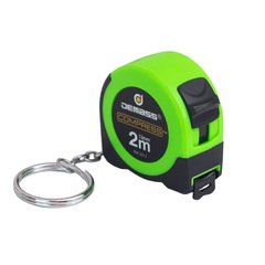 Рулетка вимірювальна Compress mini, 2мx13мм, зелена