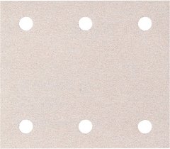 Набір білого шліфувального паперу 114х102 мм К60 6 отворів (10 шт.) P-35813 Makita