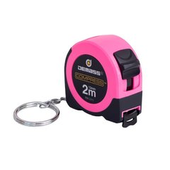 Рулетка измерительная Compress mini, 2мx13мм, розовая