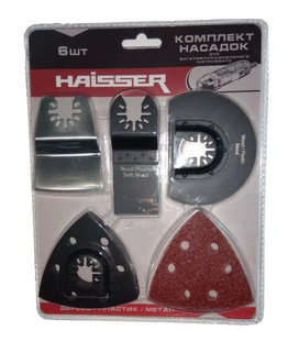 Комплект насадок для реноватора 6 шт Haisser HS 107001 (8019309)