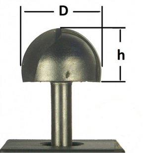 Фреза GLOBUS 1005 8x6. d=8. z=2