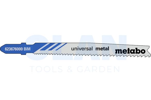 25 пилкових полотен для лобзиків «universal metal», 74 мм/progr.