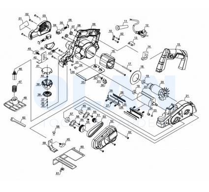 Рубанок ел.Einhell TC-PL 750 4345310