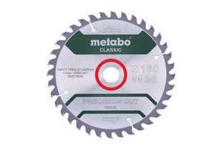Пилкове полотно "precision cut wood - classic", 160x20 Z36 WZ 10&deg;