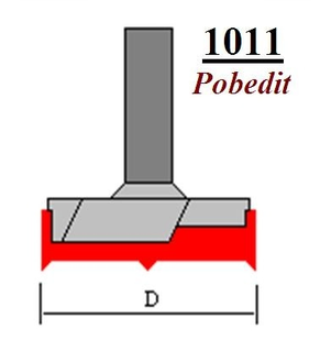 Фреза Pobedit 1011 18x18 d-8 z-4