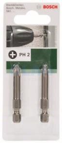 Насадка для завинчивания крепежных изделий с крестообразным шлицем Phillips (PH)