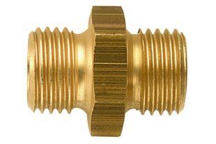 Подвійний ніпель, зовнішня різьба 3/8" x зовнішня різьба 3/8"