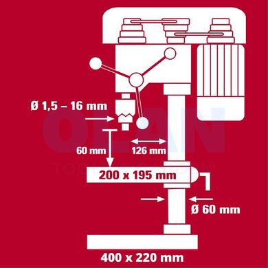 Свердлильний верстат Einhell TC-BD 630/1