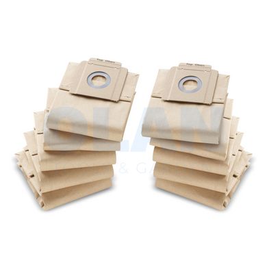 Бумажные фильтр-мешки (10 шт.) для T 7/1 и T 10/1